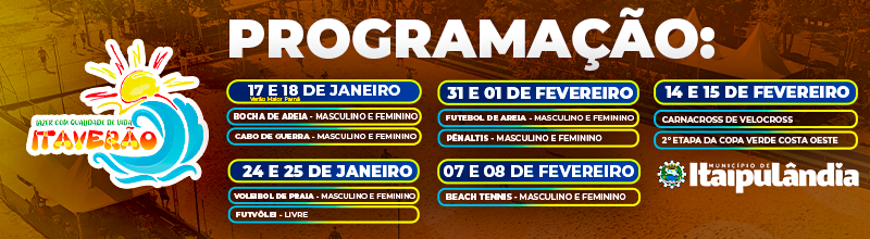 Banner ver�o itaipul�ndia 