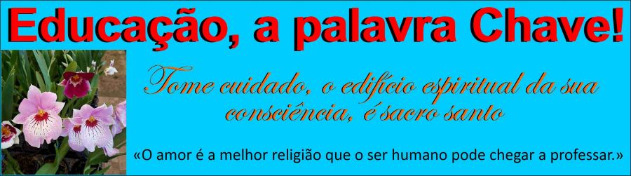 Banner educa��o a palavra chave